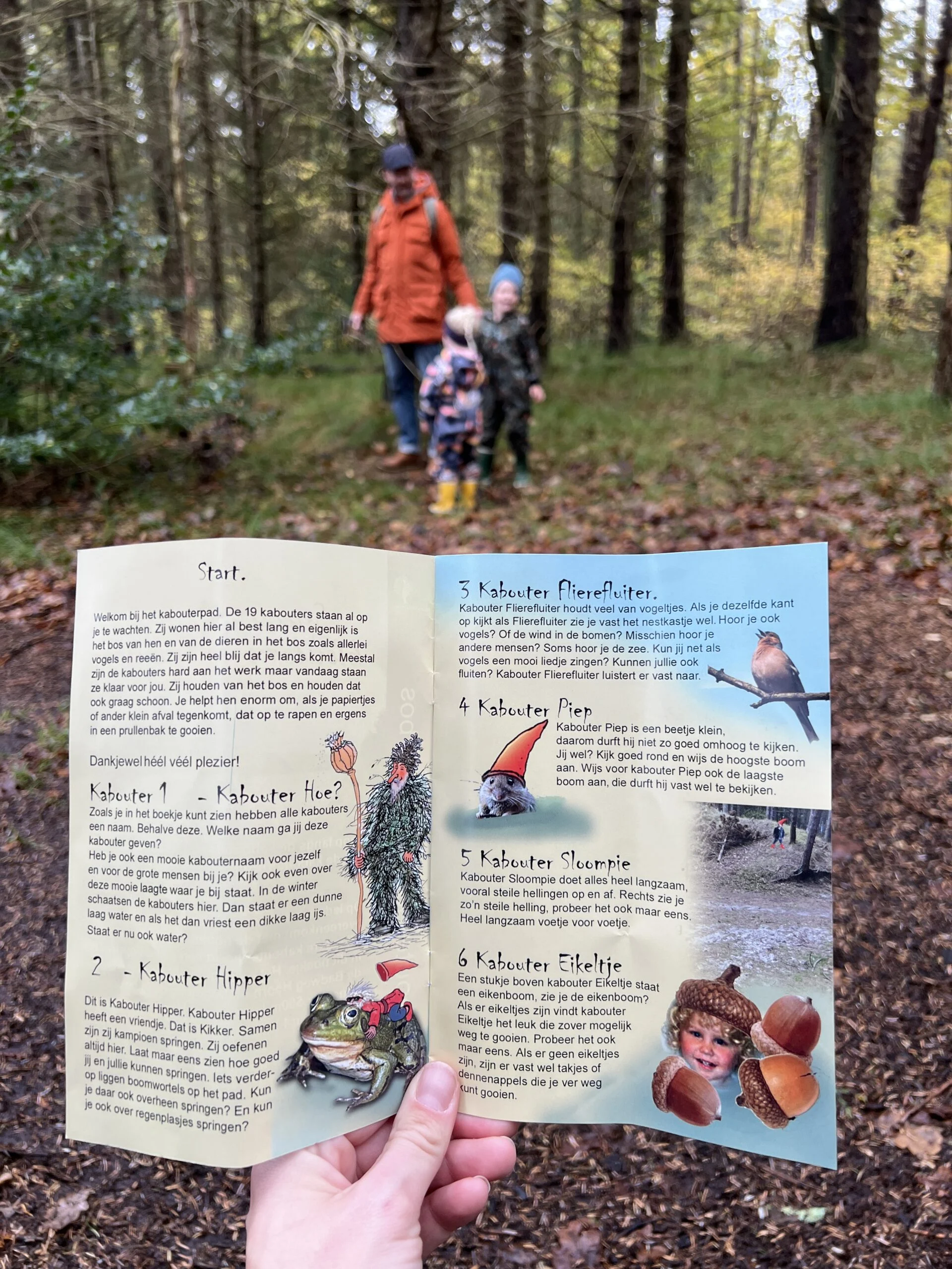Boekje van het kabouterpad bij Hoorn op Terschelling