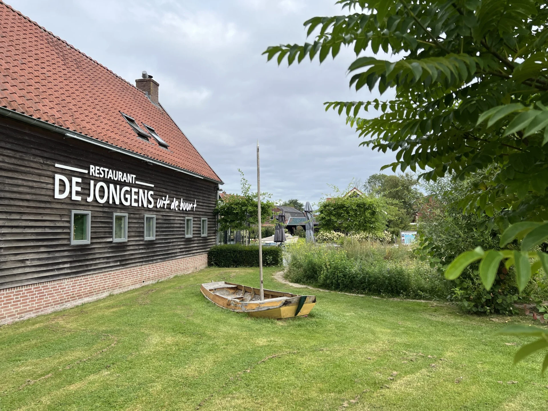 Speeltuin bij restaurant ‘De Jongens uit de buurt’ op camping Marenland in Winsum, Groningen