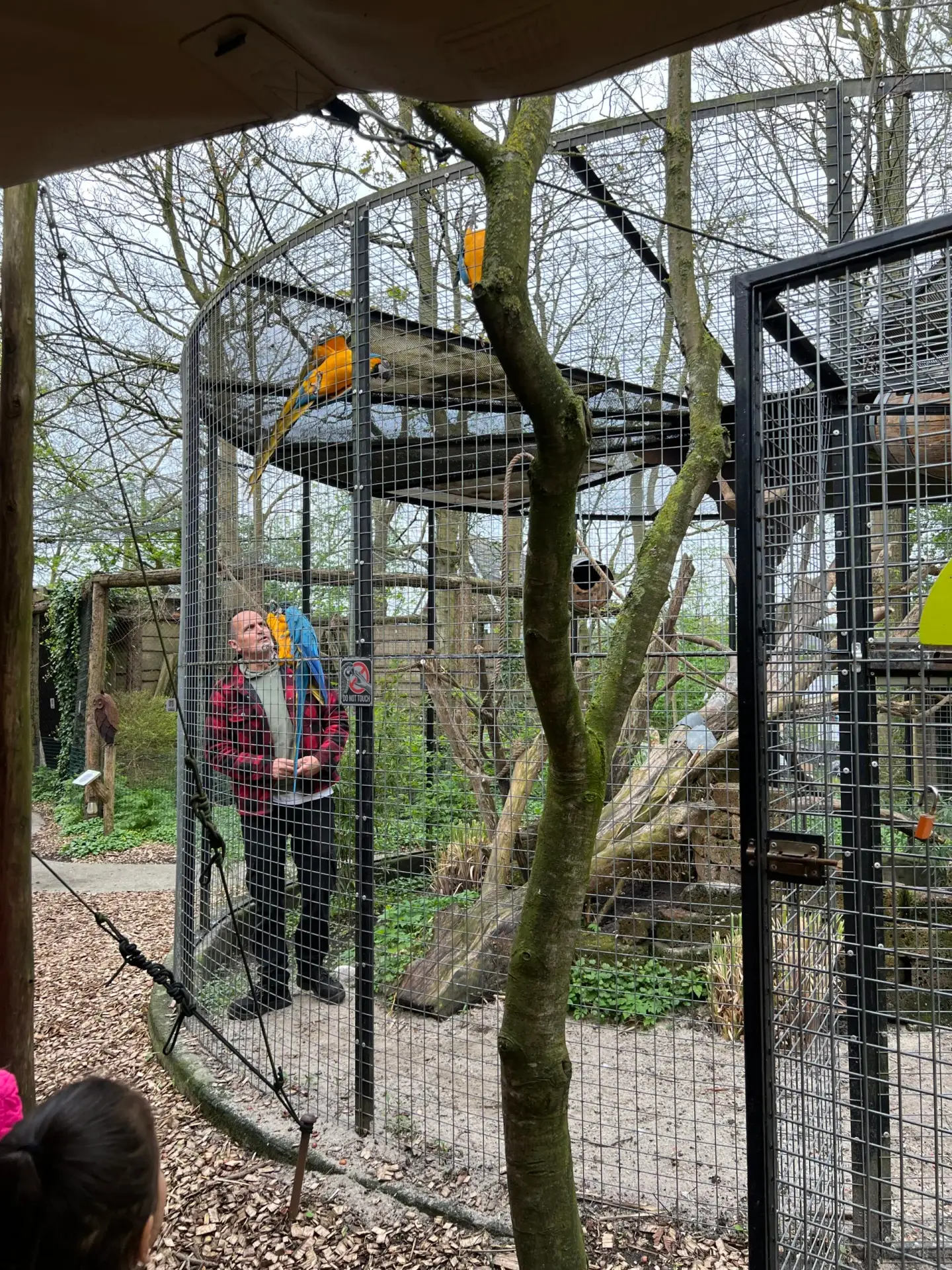 Kinderen tijdens rondleiding in DoeZoo in Leens, Groningen