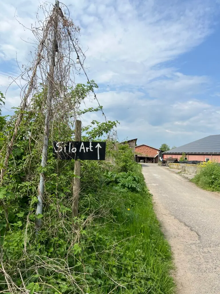Bordje Silo Art kunstroute in de Achterhoek