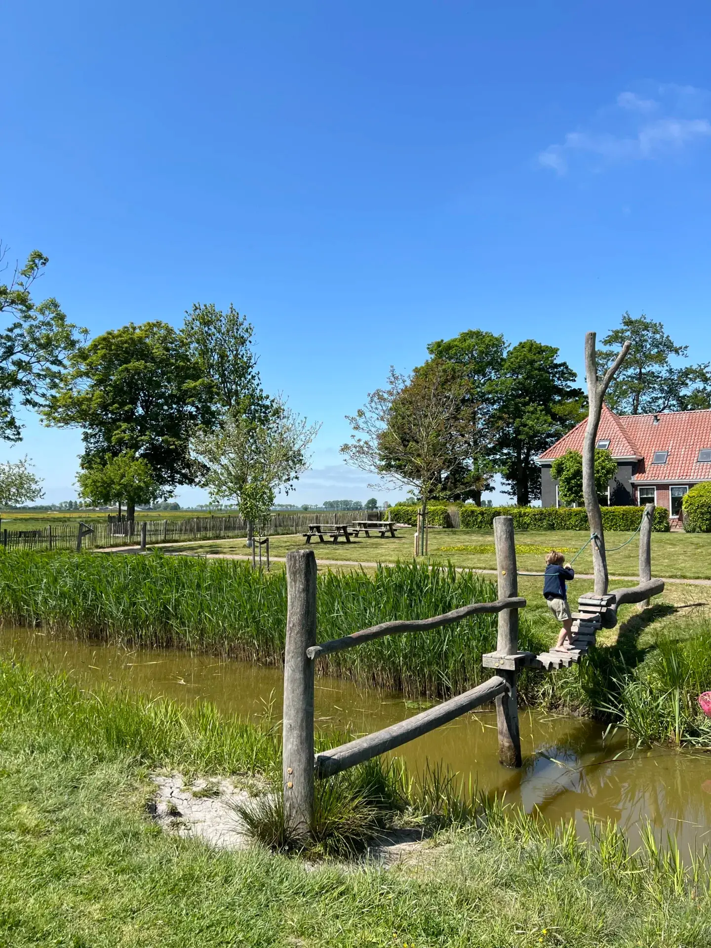 Speeltuin bij het Bezoekerscentrum Reitdiep in Groningen