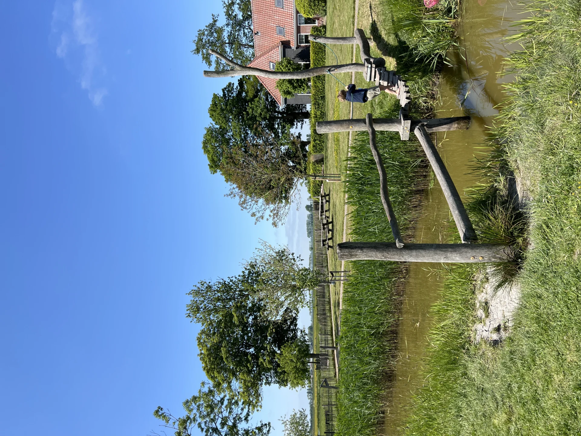 Speeltuin bij het Bezoekerscentrum Reitdiep in Groningen