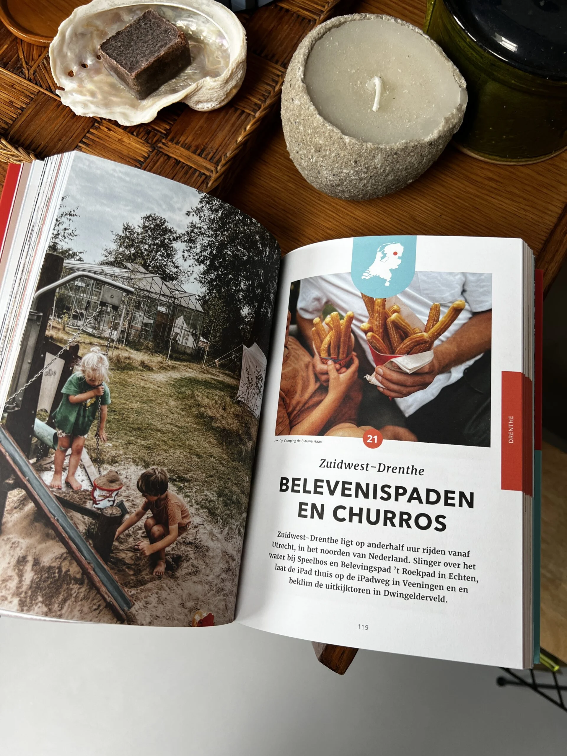 Inleiding van een hoofdstuk over vakantie in Drenthe