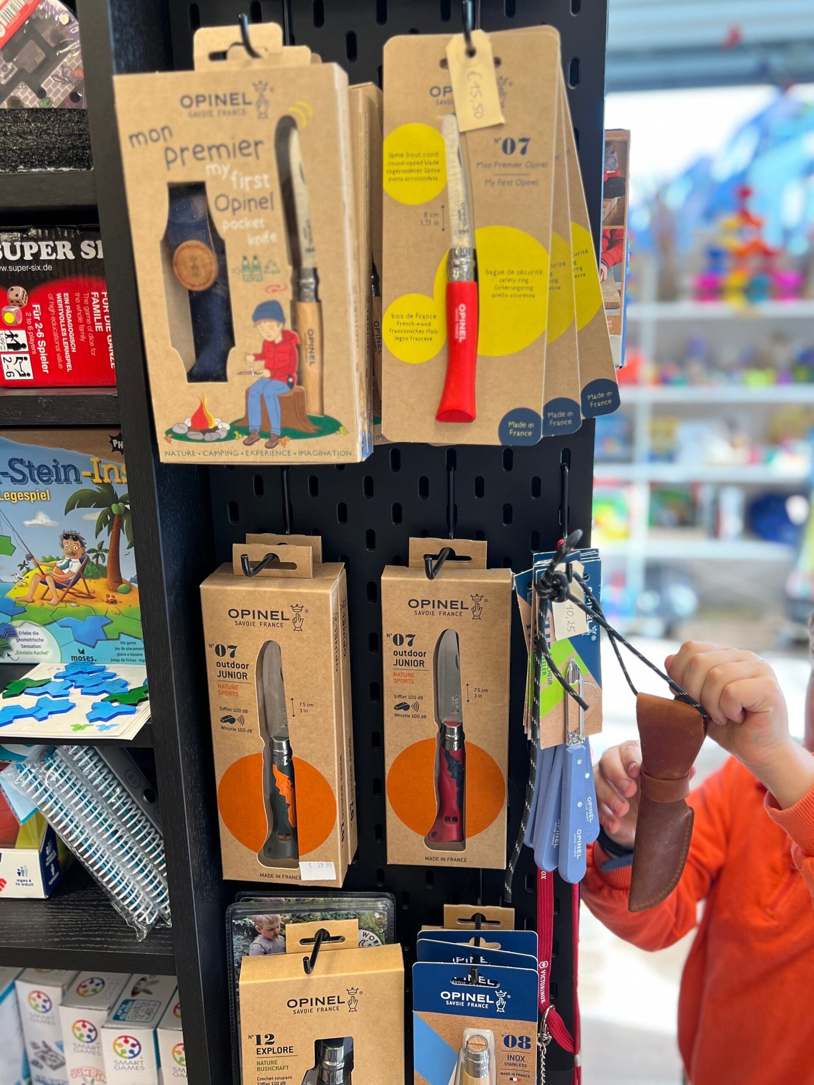 Kinder zakmessen van Opinel te koop in speelgoedwinkel OpZijnPlek in Noordwolde