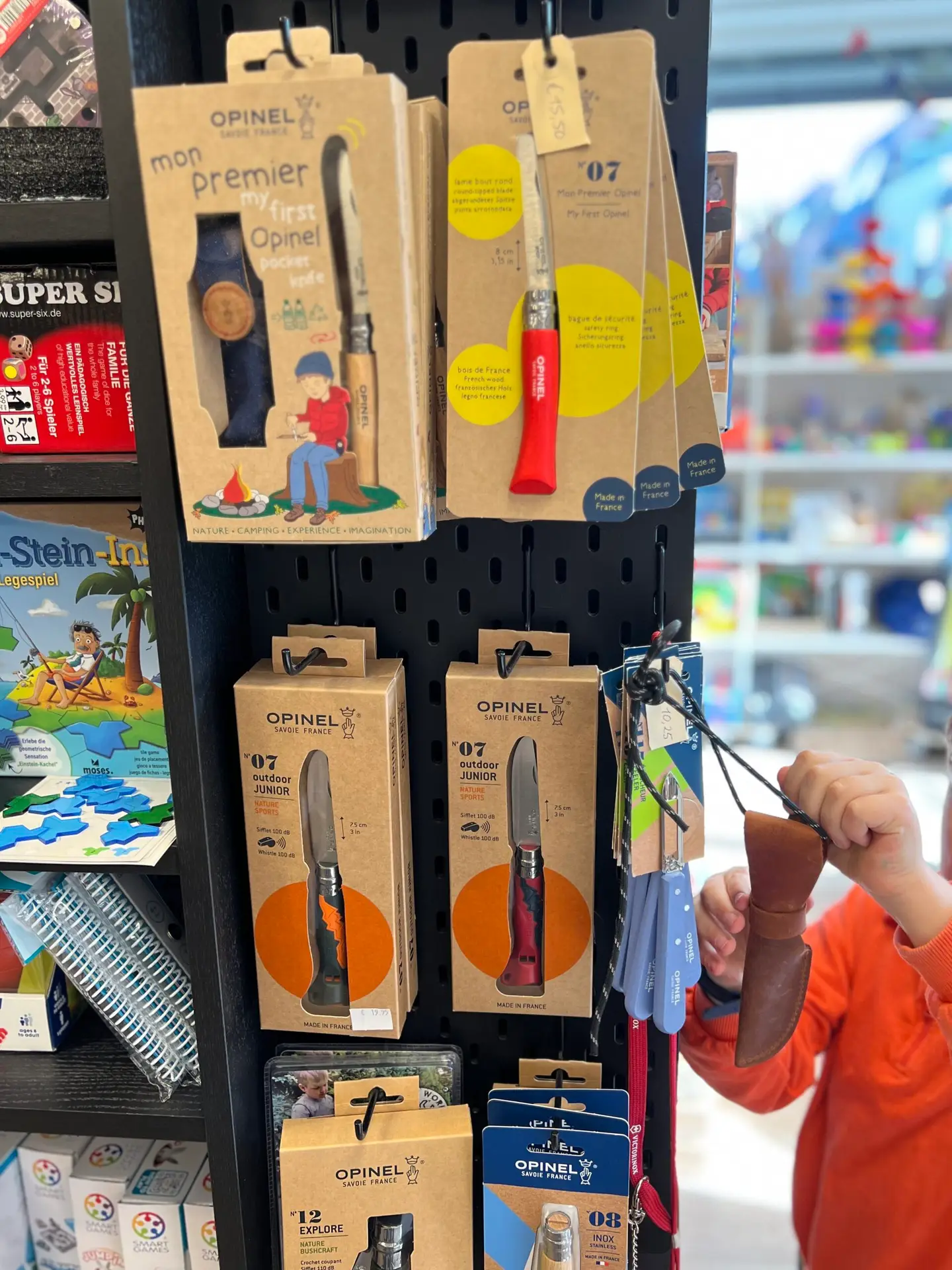 Kinder zakmessen van Opinel te koop in speelgoedwinkel OpZijnPlek in Noordwolde